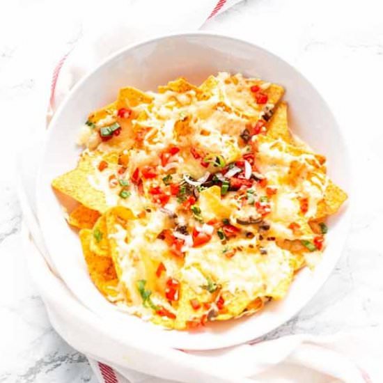 Air Fryer nachos