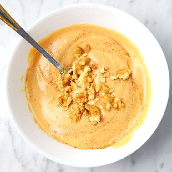 pb & Greek yogurt protein bowl
