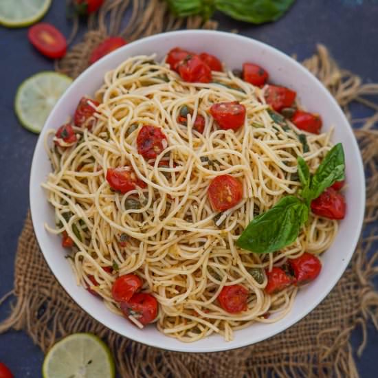 Lemon Capellini Salad