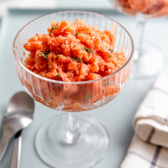 Peach Granita