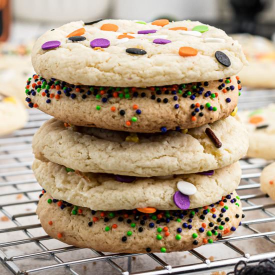 Halloween Cookies With Sprinkles