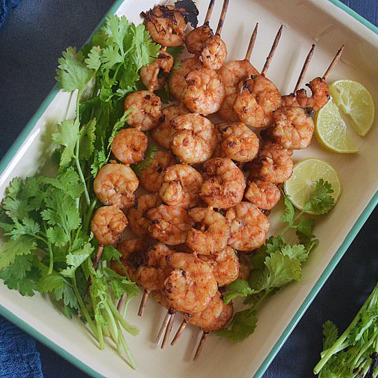 Air Fryer Grilled Shrimp