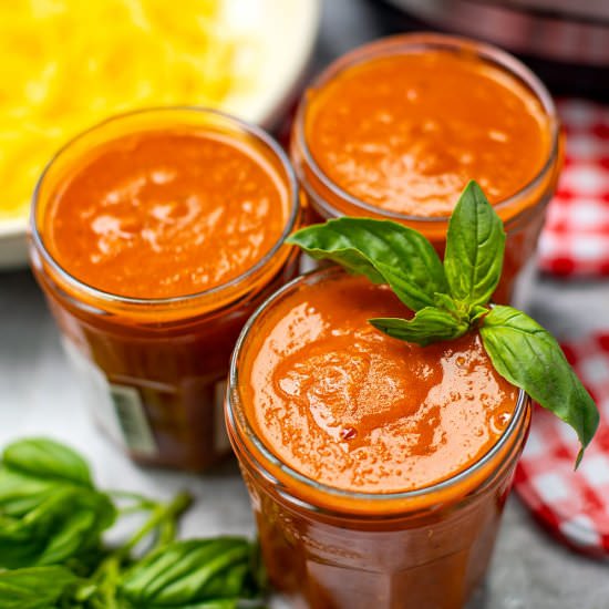 Instant Pot Tomato Basil Sauce