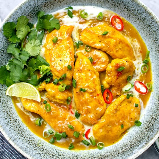 Instant Pot Coconut Lime Chicken