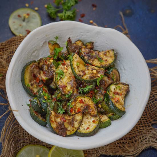 Air Fryer Zucchini (No Breading)