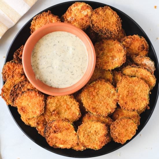 Spicy Air Fryer Zucchini Bites