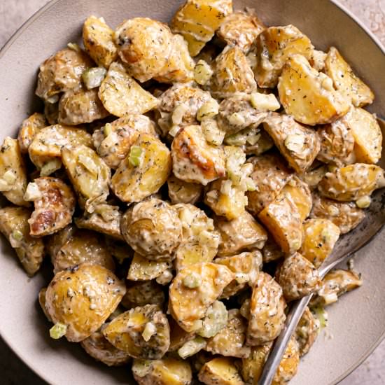 Roasted Caesar Potato Salad
