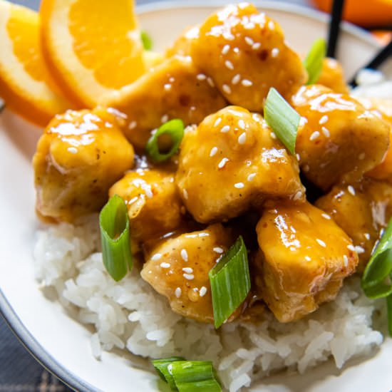 Gluten Free Orange Chicken