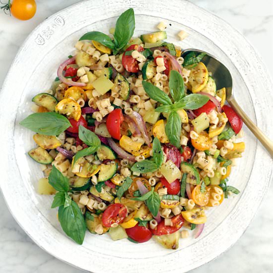 Grilled Vegetable Pasta Salad