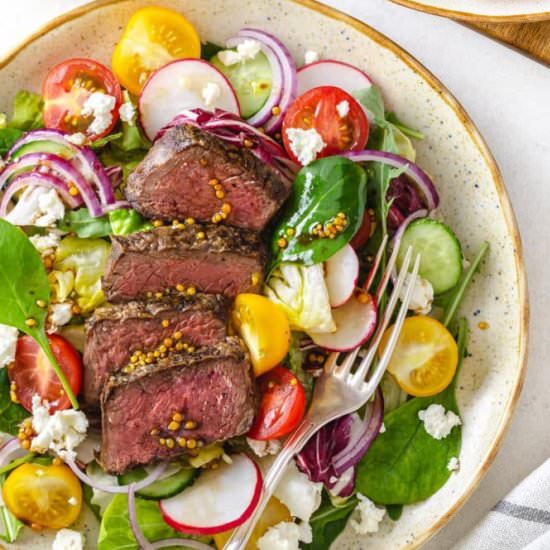 Beef Filet Mignon Steak Salad