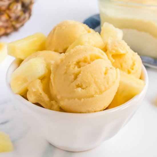 Pineapple Ice Cream