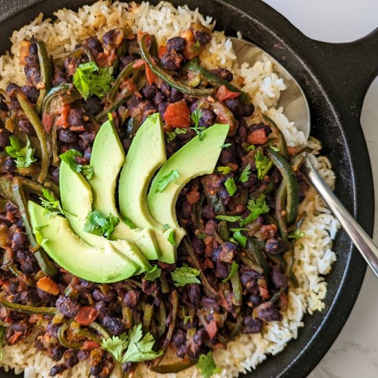 Black Bean and Rice Bake