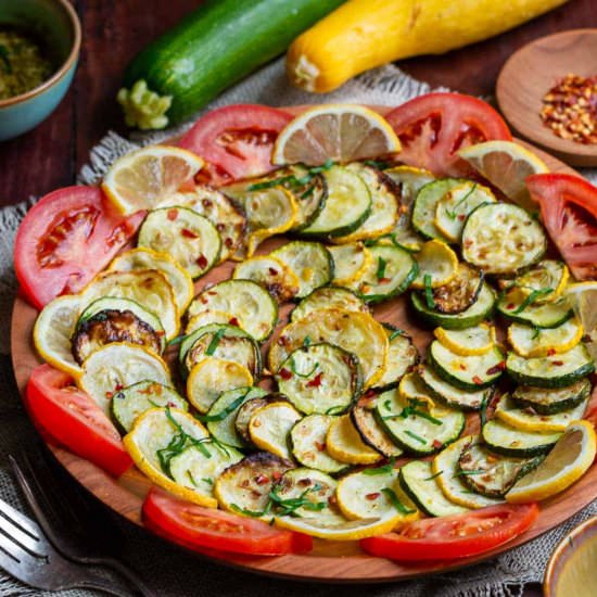 Air Fryer Zucchini & Squash