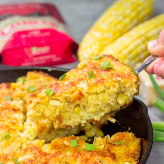 Cheesy Skillet Cornbread