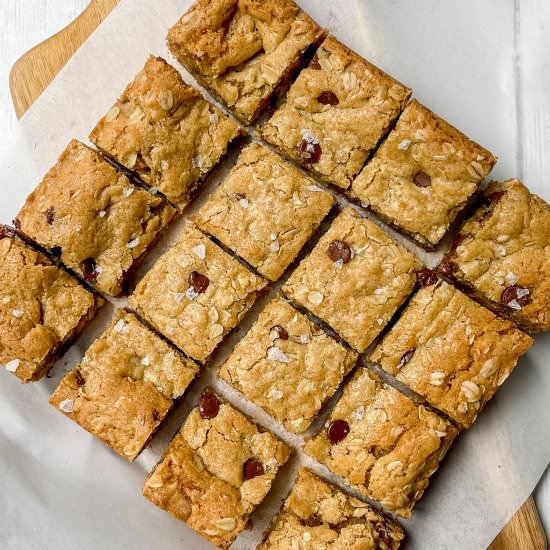 Oatmeal Chocolate Chip Bars