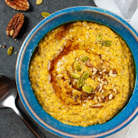 Pumpkin Porridge with Maple Pecan