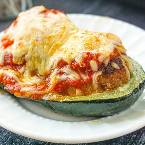 Keto Zucchini Boats stuffed