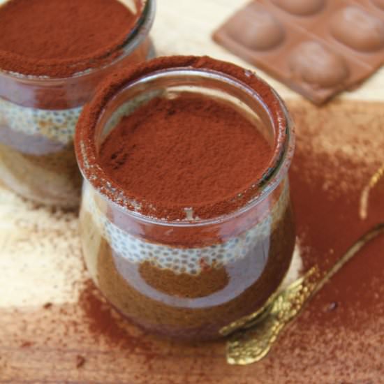Tiramisu Chia Seed Pudding