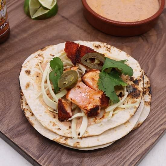 Grilled Salmon Tacos