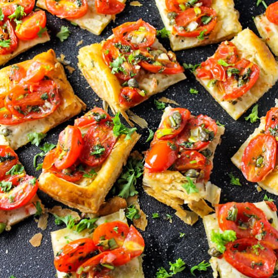 Tomato Tart with Puff Pastry