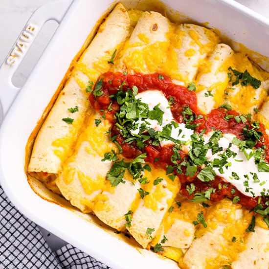Overnight Breakfast Enchiladas