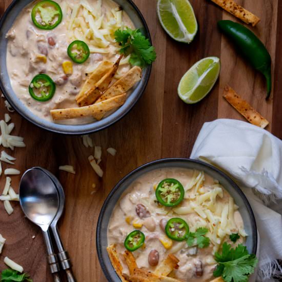 Crockpot White Chicken Chili