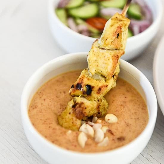 Easy Thai Chicken Satay