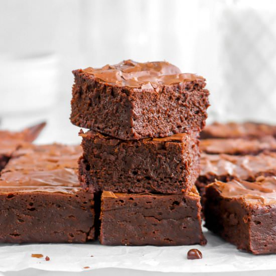 Dark Chocolate Fudge Brownies