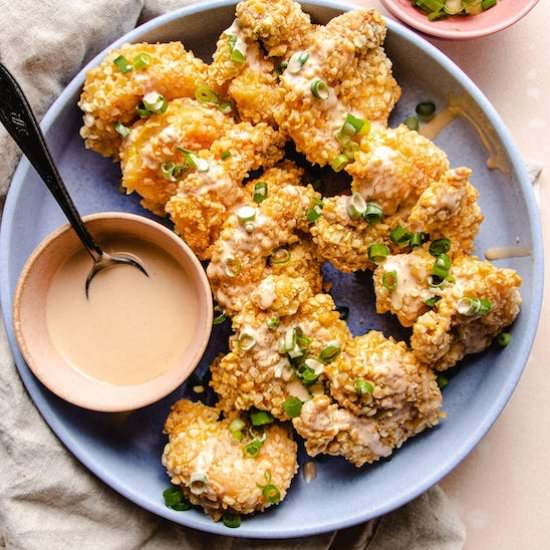 Air fryer Bang Bang shrimp