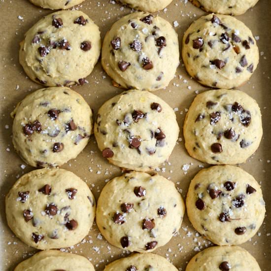 Banana Chocolate Chip Cookies
