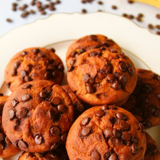 Healthy Banana Oats Muffins