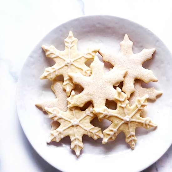 Easy Snowflake Cookies