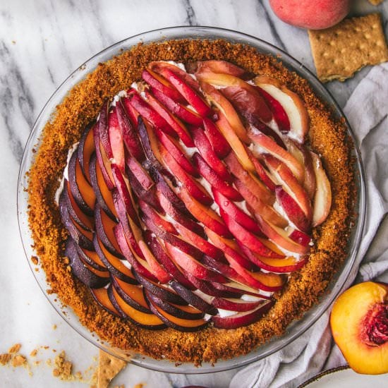 Peaches and Cream Tart