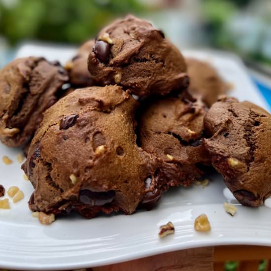 Double Chocolate Chip Cookies