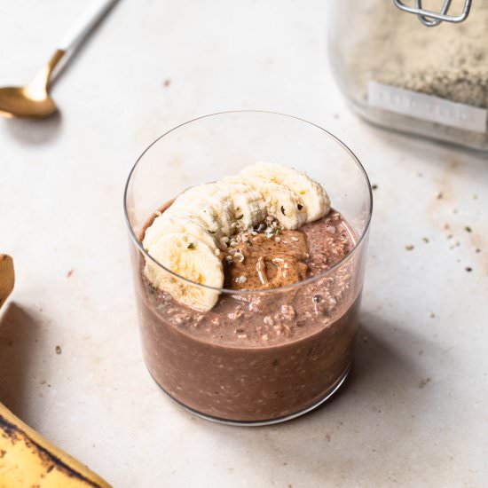 ChocPeanut Butter Overnight Oats