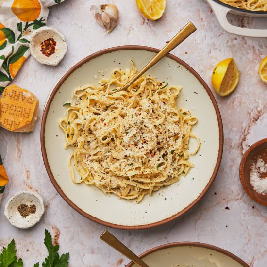 Lemon Garlic Pasta