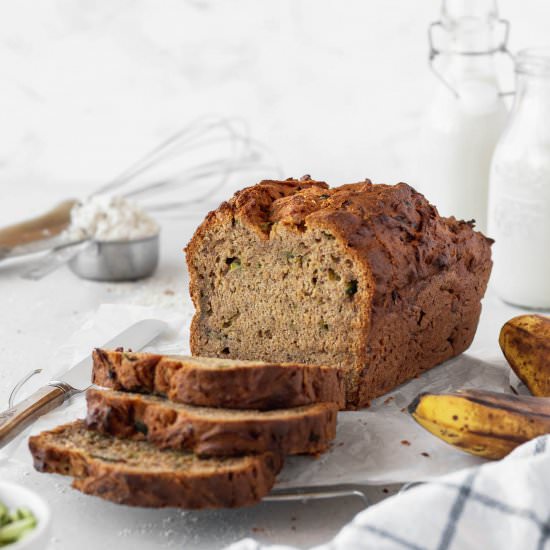 Zucchini Banana Bread