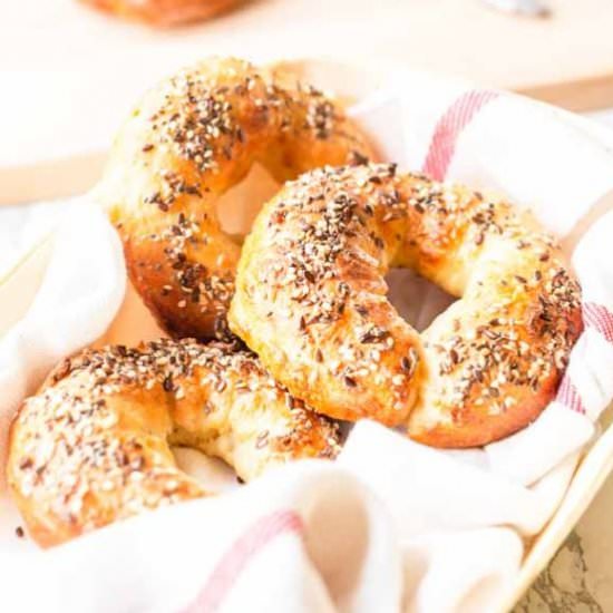 Greek yogurt bagels