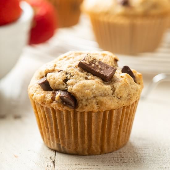 Vegan Chocolate Chip Muffins