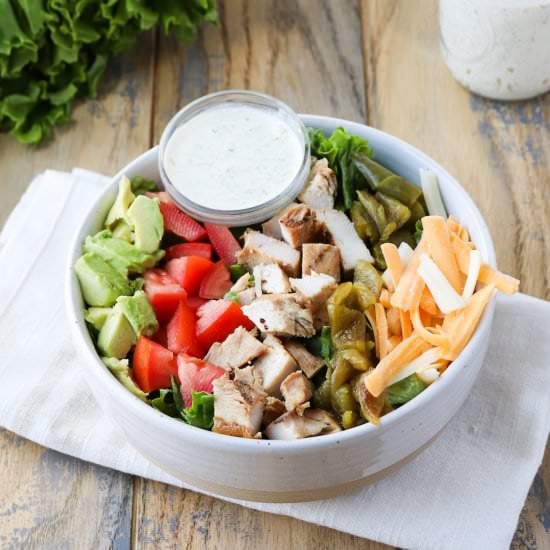 Southwest Chicken&Green Chile Salad
