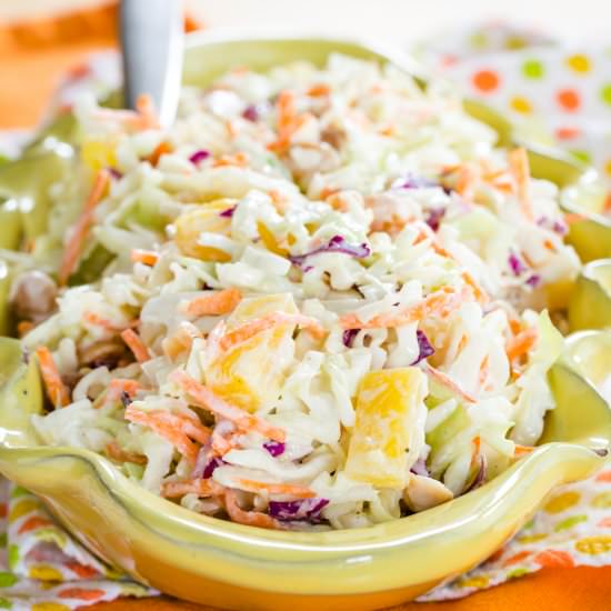 Pineapple Coleslaw