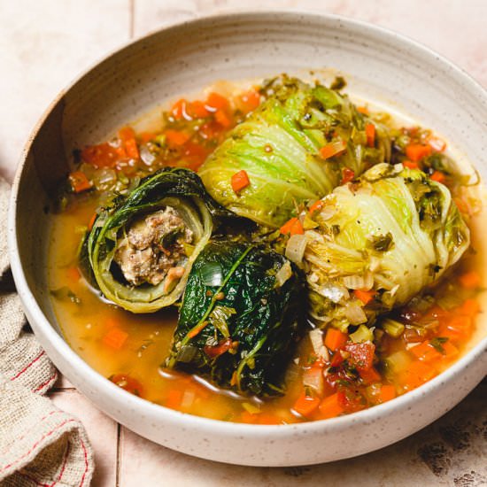 Vegan Japanese Cabbage Rolls