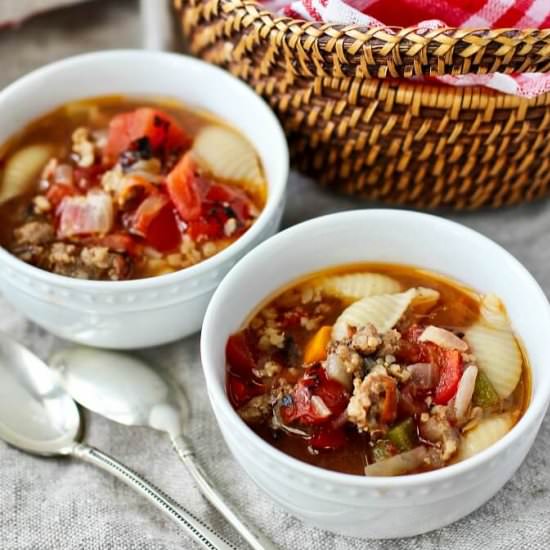 Spicy Sausage Soup