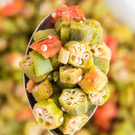 Okra and Tomatoes