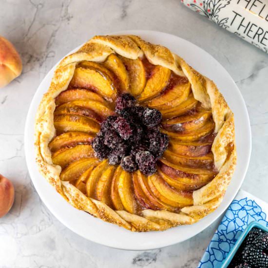 Blackberry Peach Galette