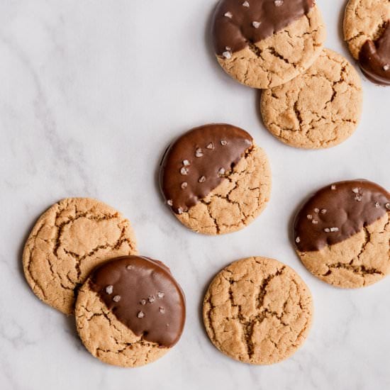 Peanut Butter Cookies With Nutella