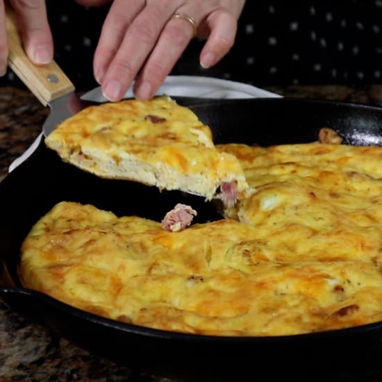 Ham and Cheese Frittata