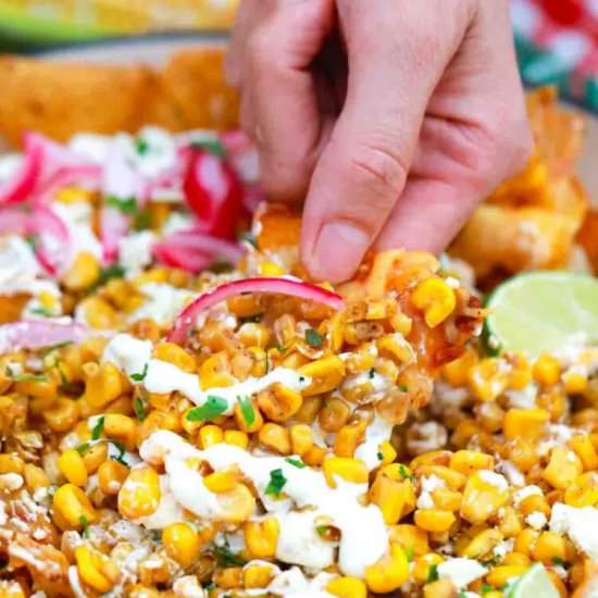 Mexican Street Corn Nachos