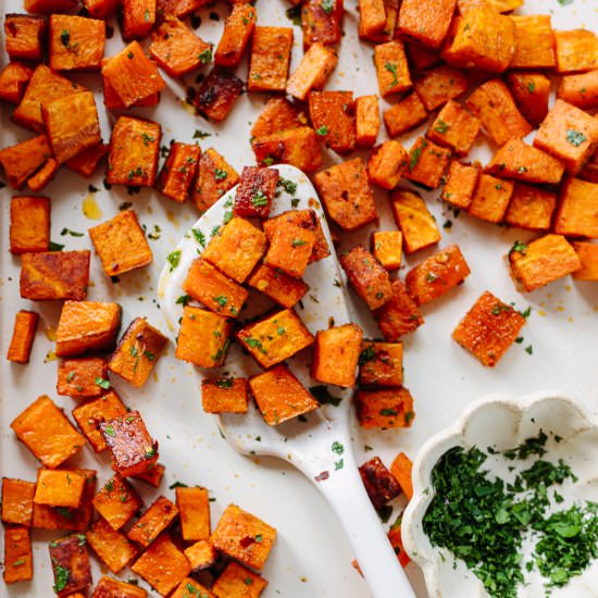 Spice-Roasted Sweet Potatoes