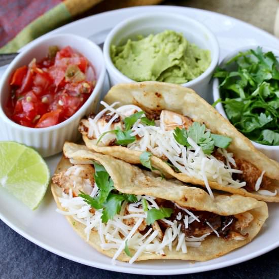Ancho Chili Chicken Tacos